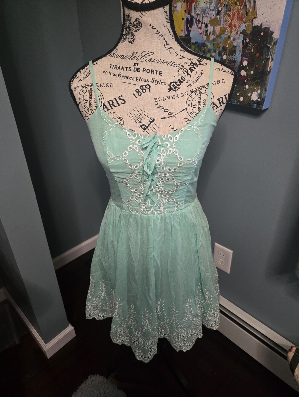 Mint Green Guess Dress